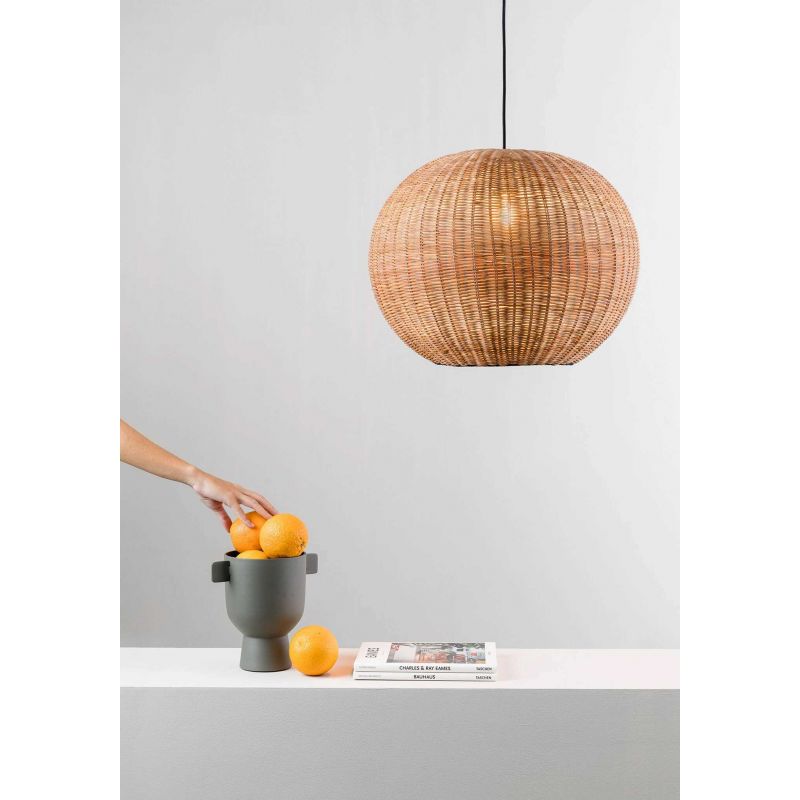 Lustra / Pendul suspendat design natural din ratan HAKA 53cm