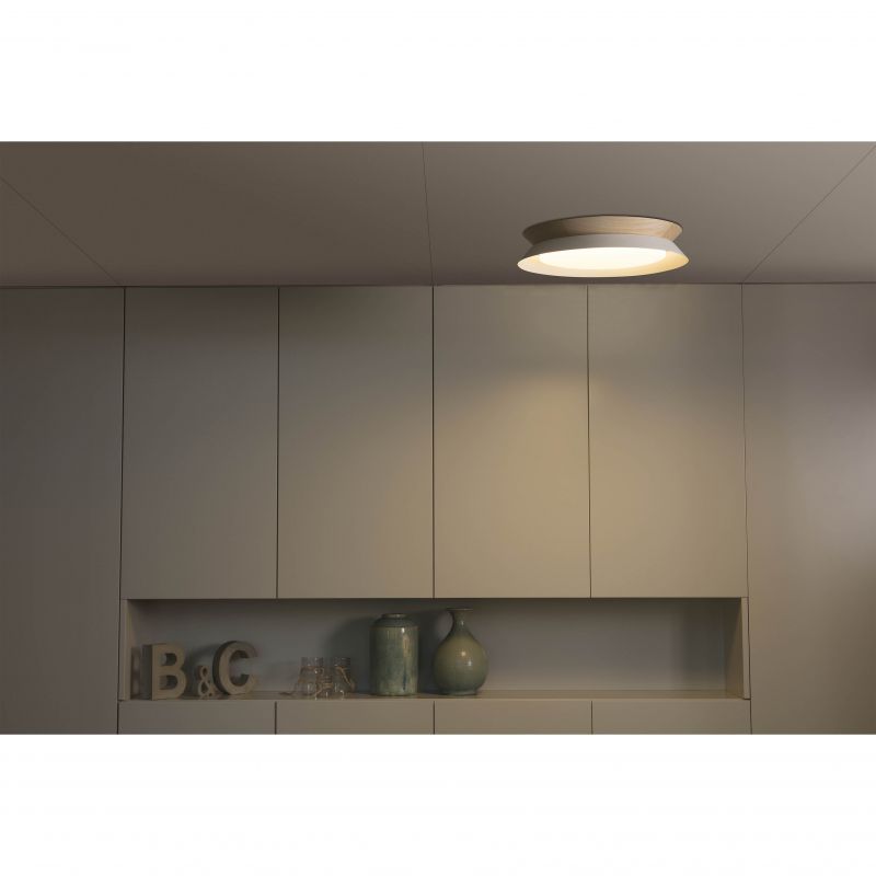 Lustra / Plafoniera LED design modern Ø45cm TENDER alba