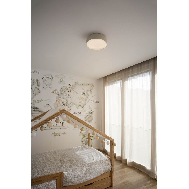 Lustra / Plafoniera LED design modern slim SHOKU Ø35cm gri