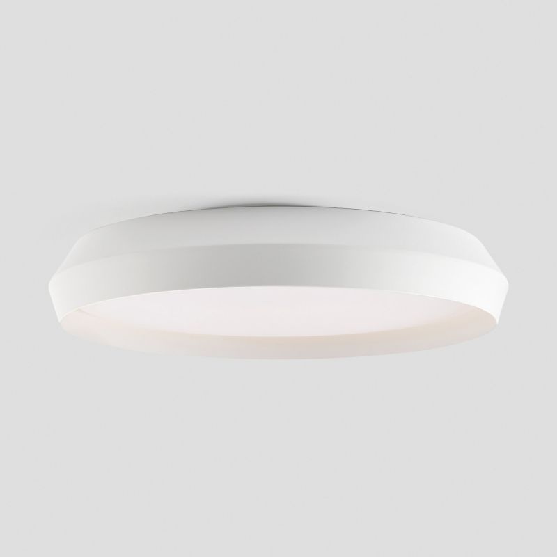 Lustra / Plafoniera LED design modern slim SHOKU Ø60cm alb