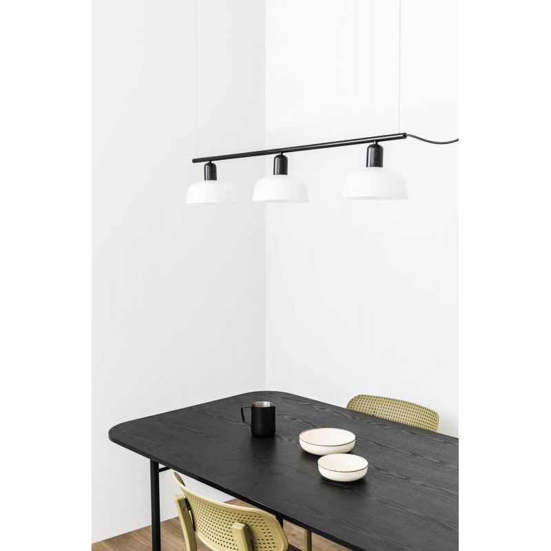 Lustra suspendata design modern TATAWIN alb