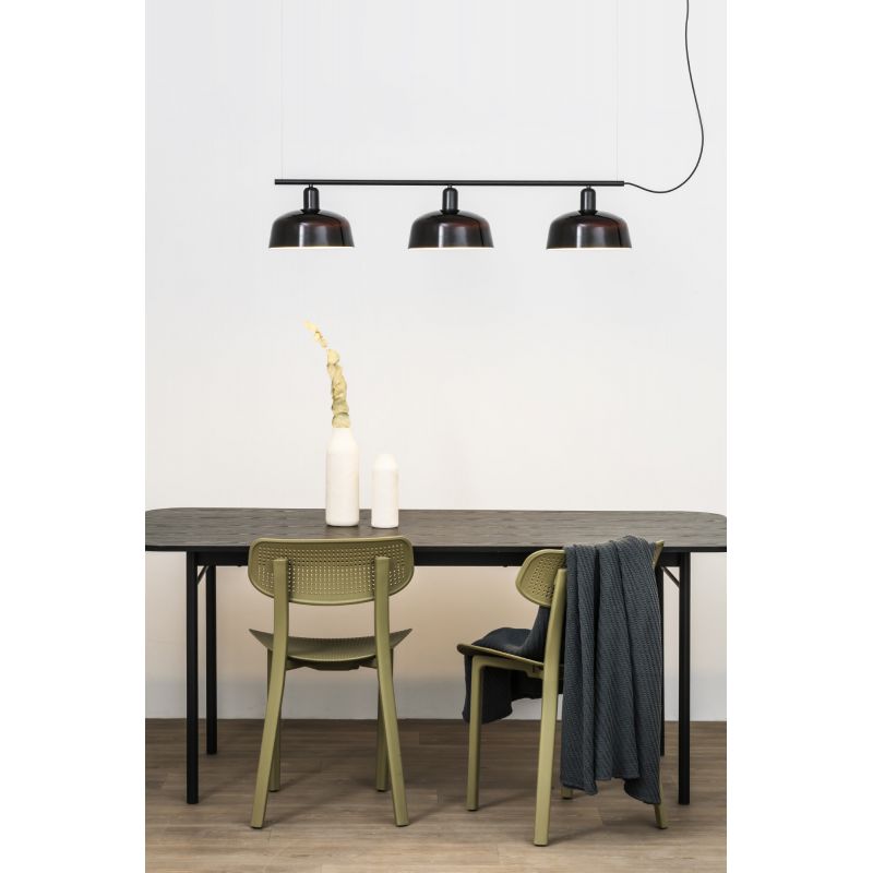Lustra suspendata design modern TATAWIN negru