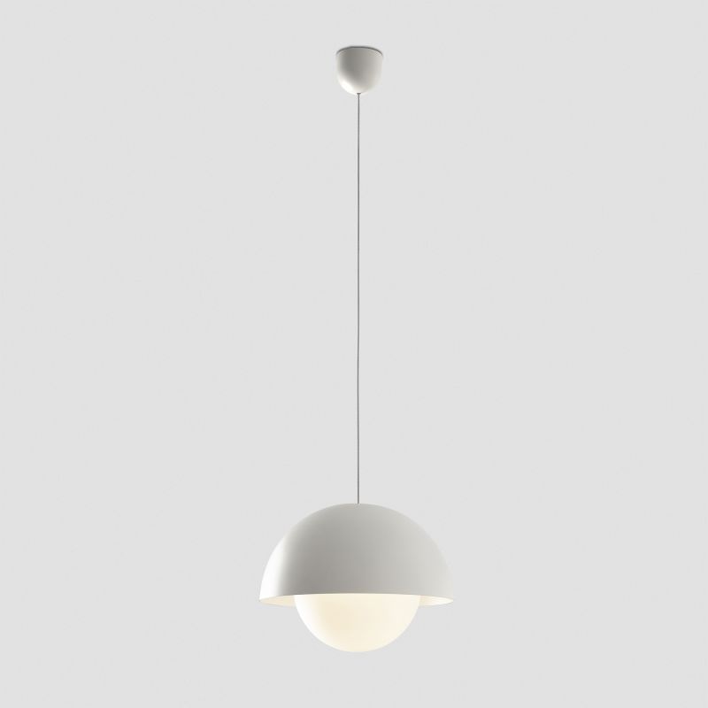 Lustra suspendata LED design modern MARISOL alb