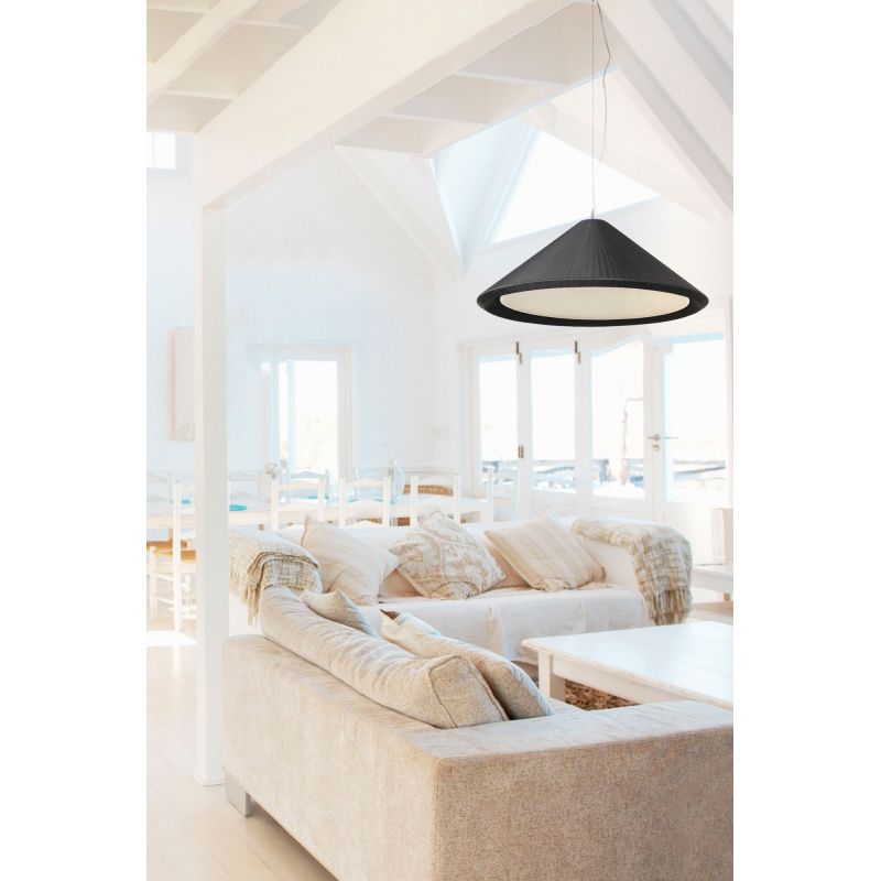 Lustra XXL suspendata design decorativ SAIGON IN ø70cm Black