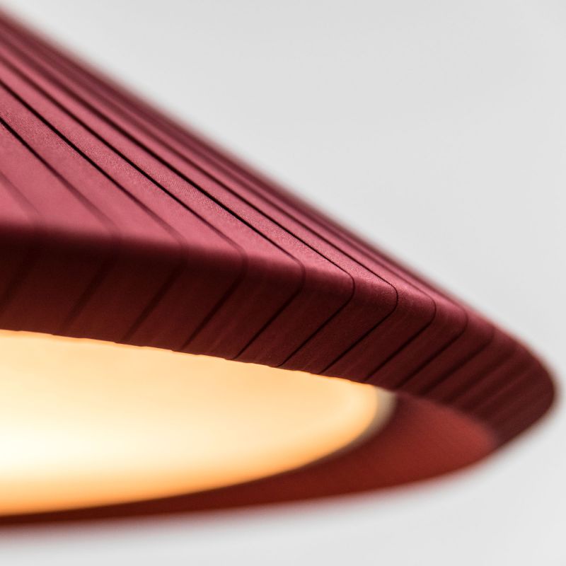 Lustra XXL suspendata design decorativ SAIGON IN ø70cm Burgandy