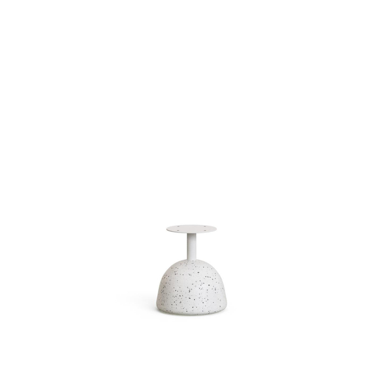 Masa cafea alba din ciment 48x48 cm Saura Kave Home