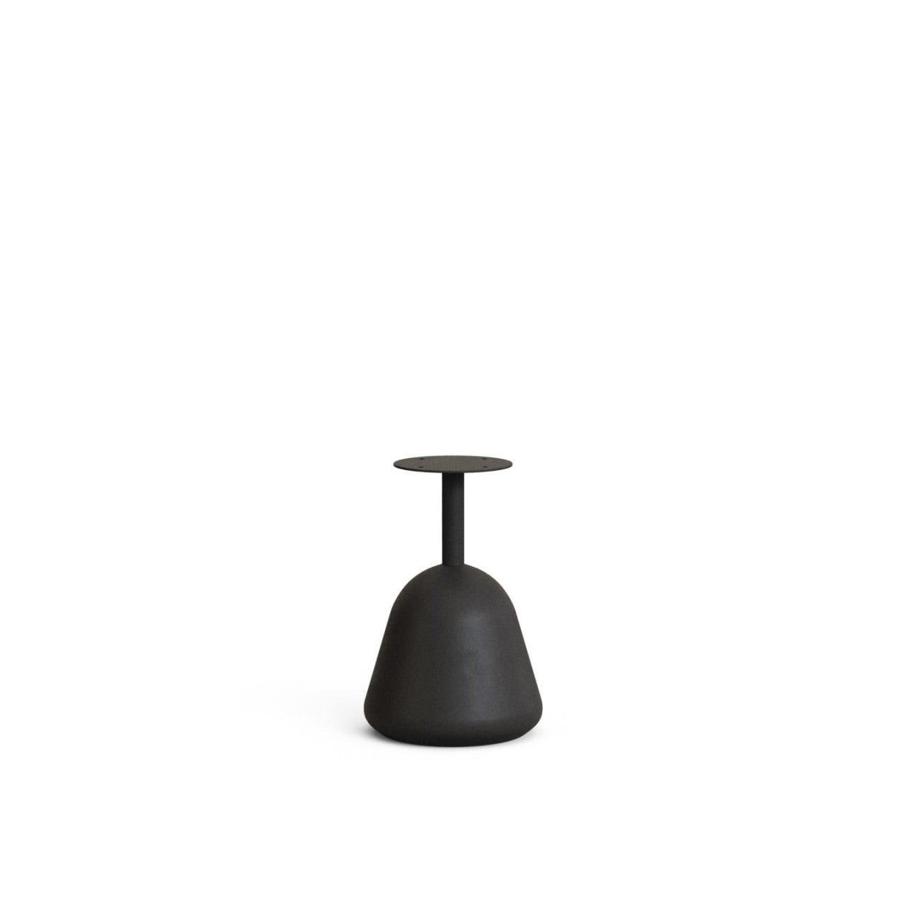 Masa cafea alba/neagra din metal 43 cm Saura Kave Home