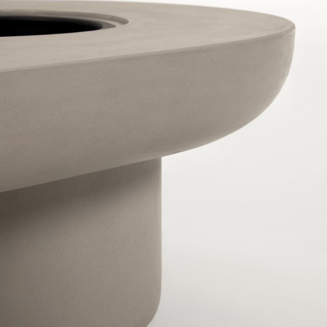 Masa de cafea exterior gri din ciment 60x140 cm Taimi Kave Home