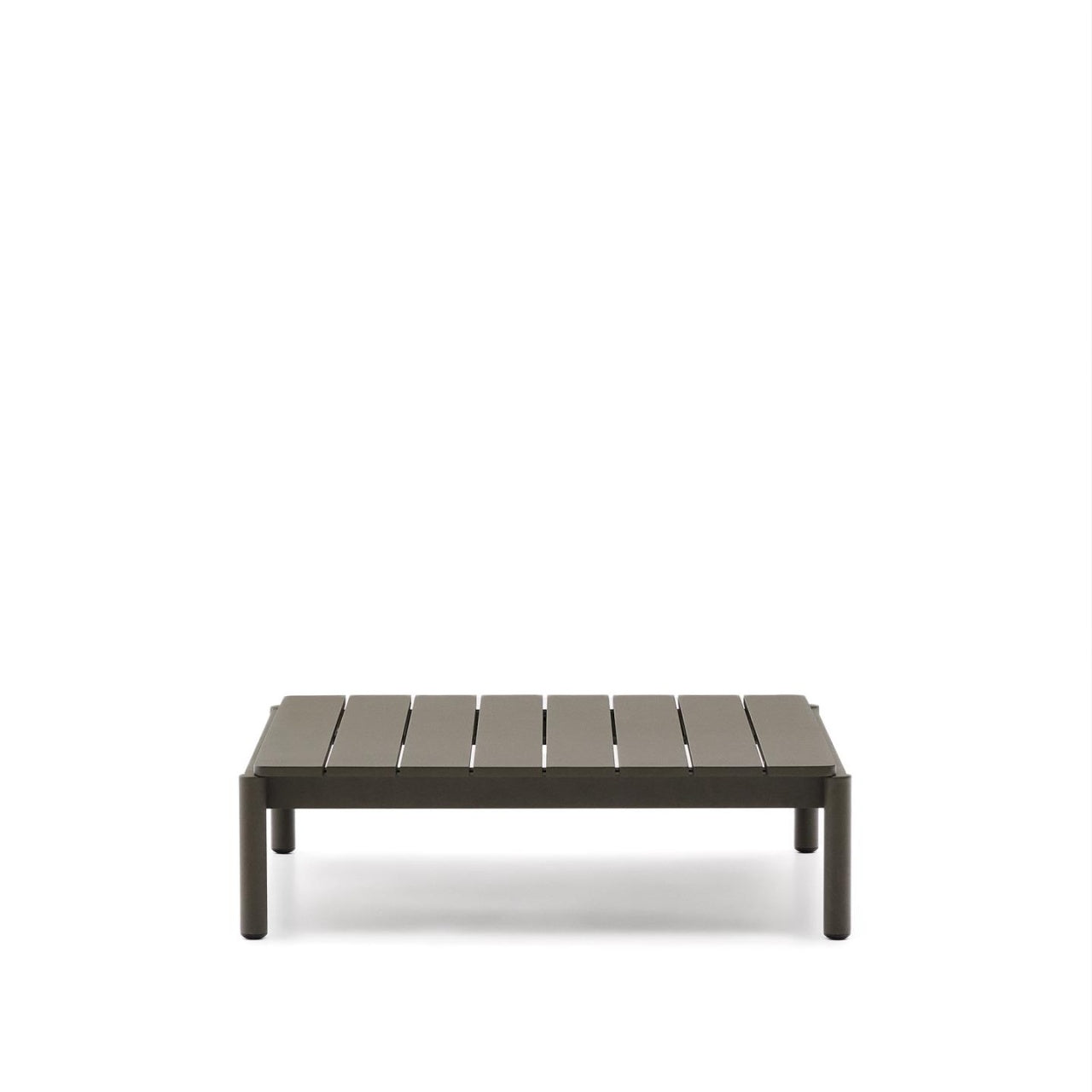 Masa de cafea exterior verde din metal 84x91 cm Sorells Kave Home