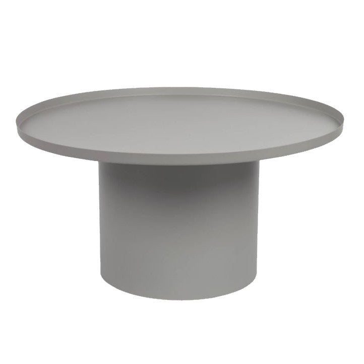 Masa de cafea gri din metal 72 cm Fleksa Kave Home