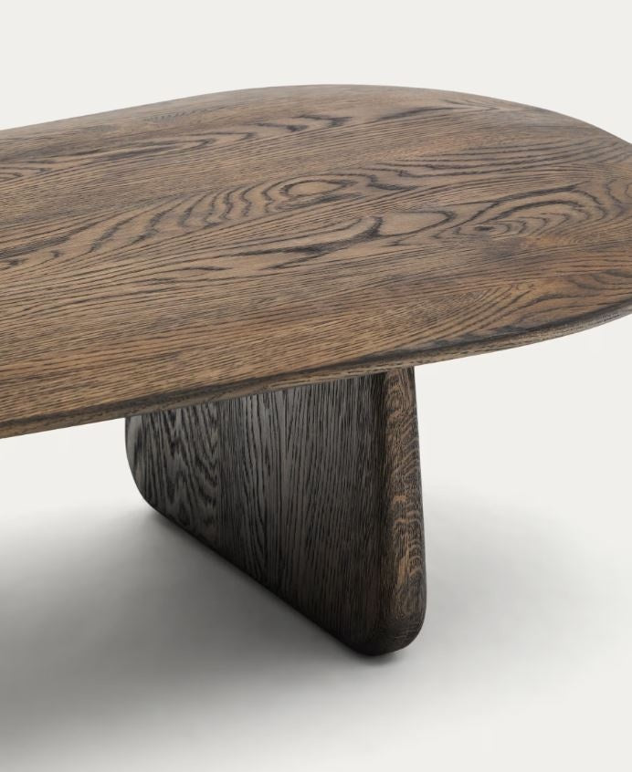 Masa de cafea maro din lemn 64x146 cm Pirita Kave Home