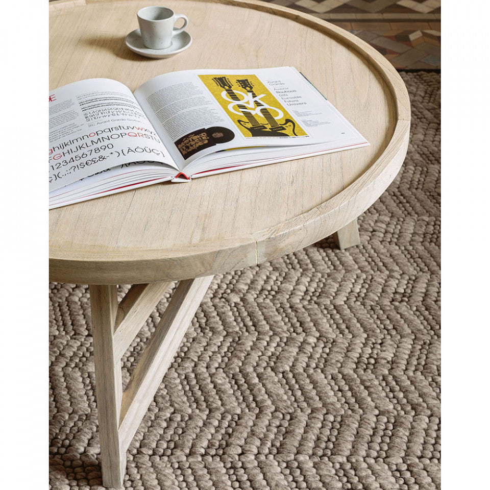 Masa de cafea maro/gri din lemn 81 cm Tenda Kave Home