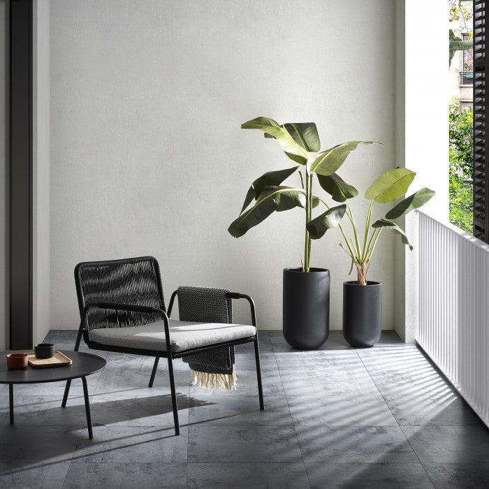 Masa de cafea neagra din metal 70 cm Mathis Kave Home