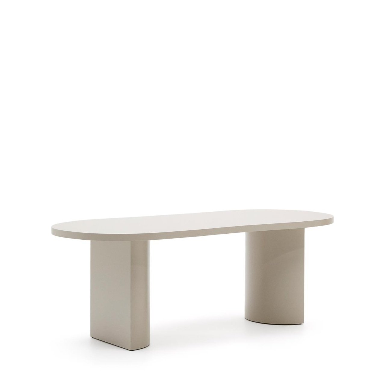 Masa dining ecru 100x200 cm Nealy Kave Home