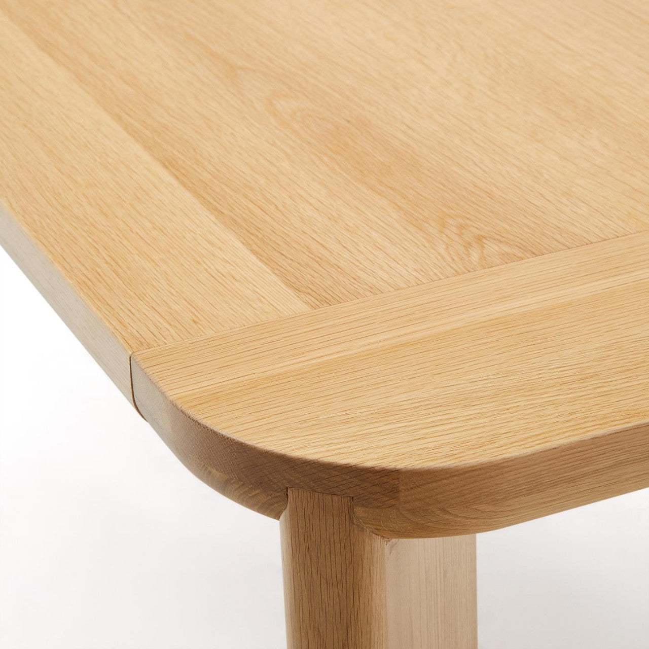 Masa dining extensibila maro din lemn 100x200(280) cm Jondal Kave Home