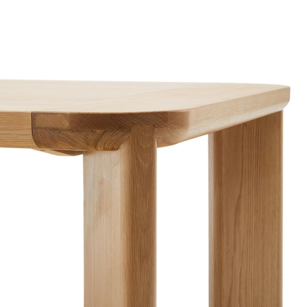 Masa dining extensibila maro din lemn 100x200(280) cm Jondal Kave Home