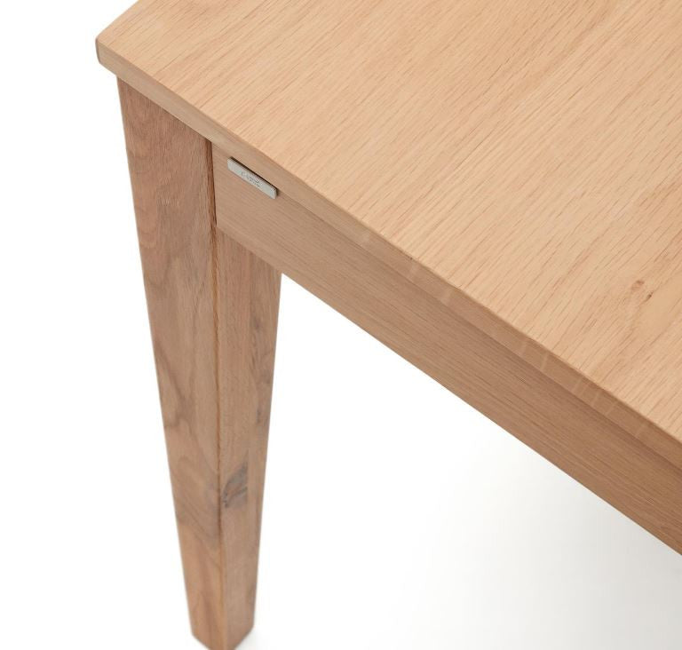 Masa dining extensibila maro din lemn 80x120(180) cm Yain Kave Home