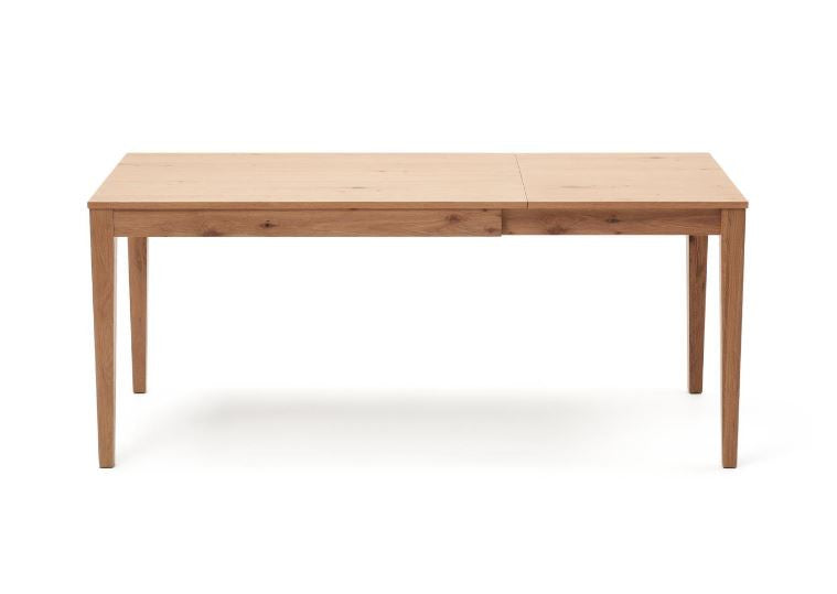 Masa dining extensibila maro din lemn 80x120(180) cm Yain Kave Home