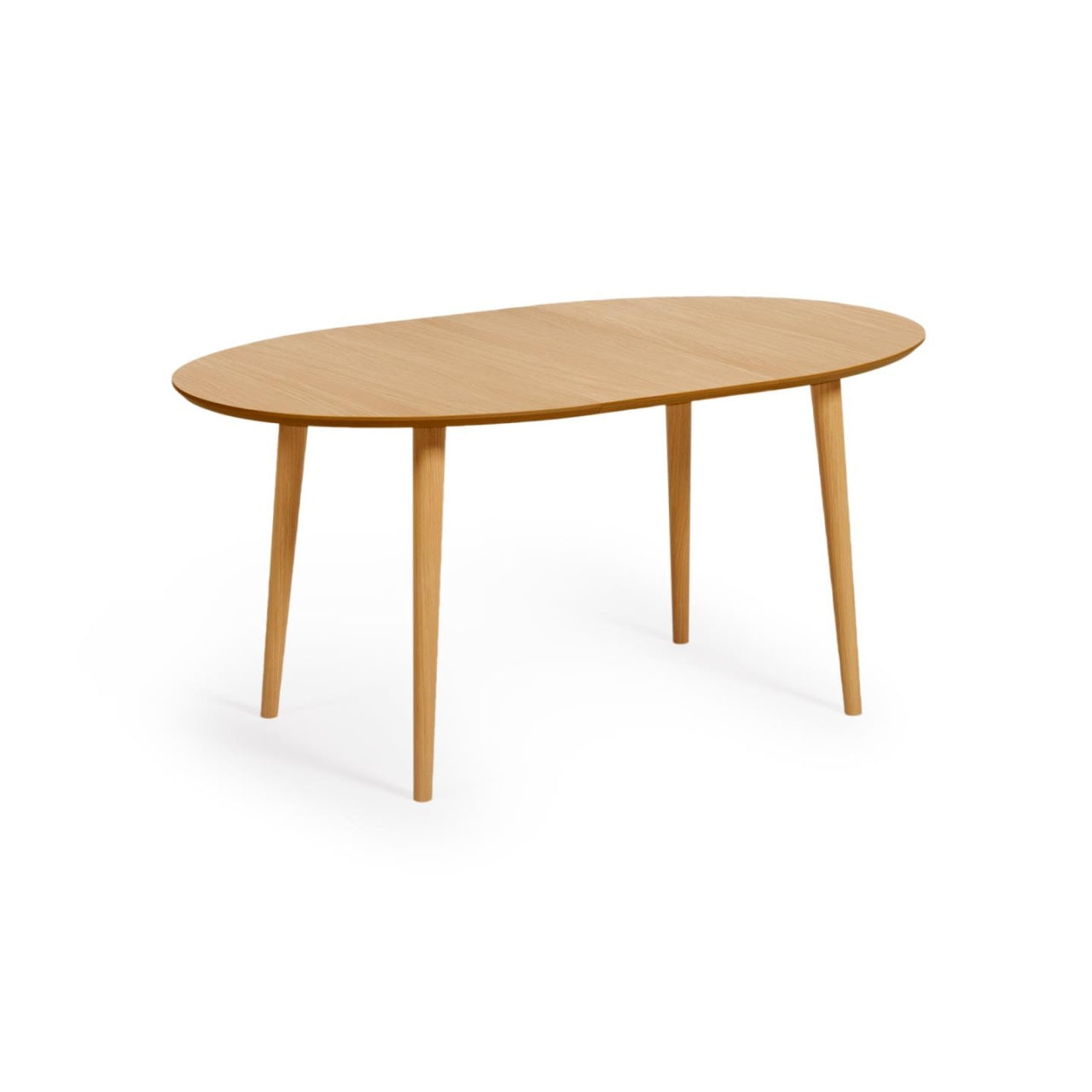Masa dining extensibila maro din lemn 90x120(200) cm Oqui Kave Home