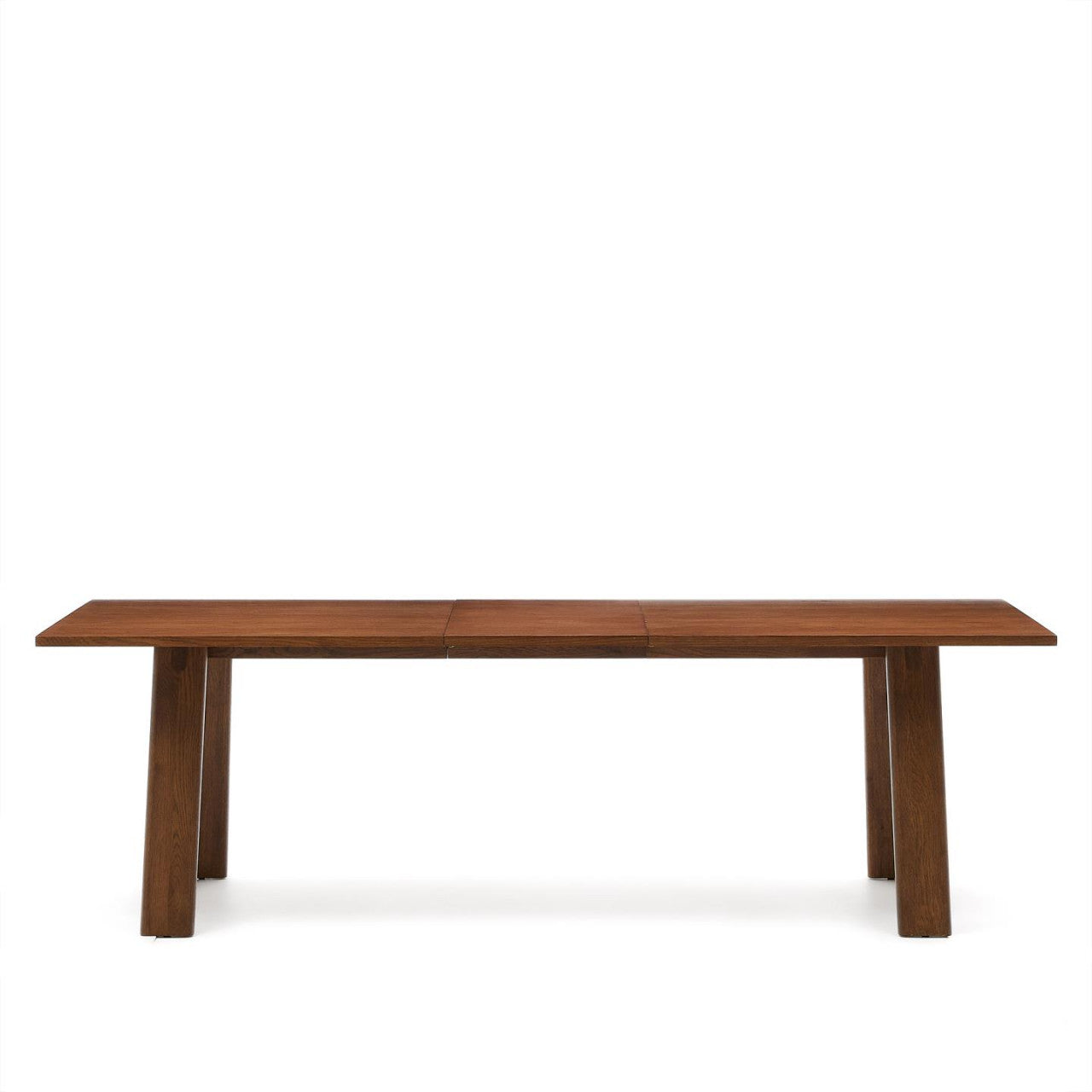 Masa dining extensibila maro inchis din lemn 95x200(250) cm Arlen Kave Home