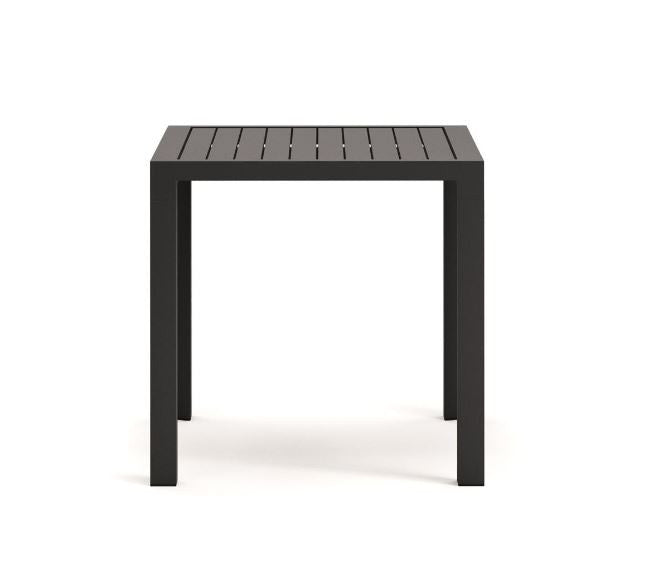 Masa dining exterior gri din metal 77x77 cm Culip Kave Home