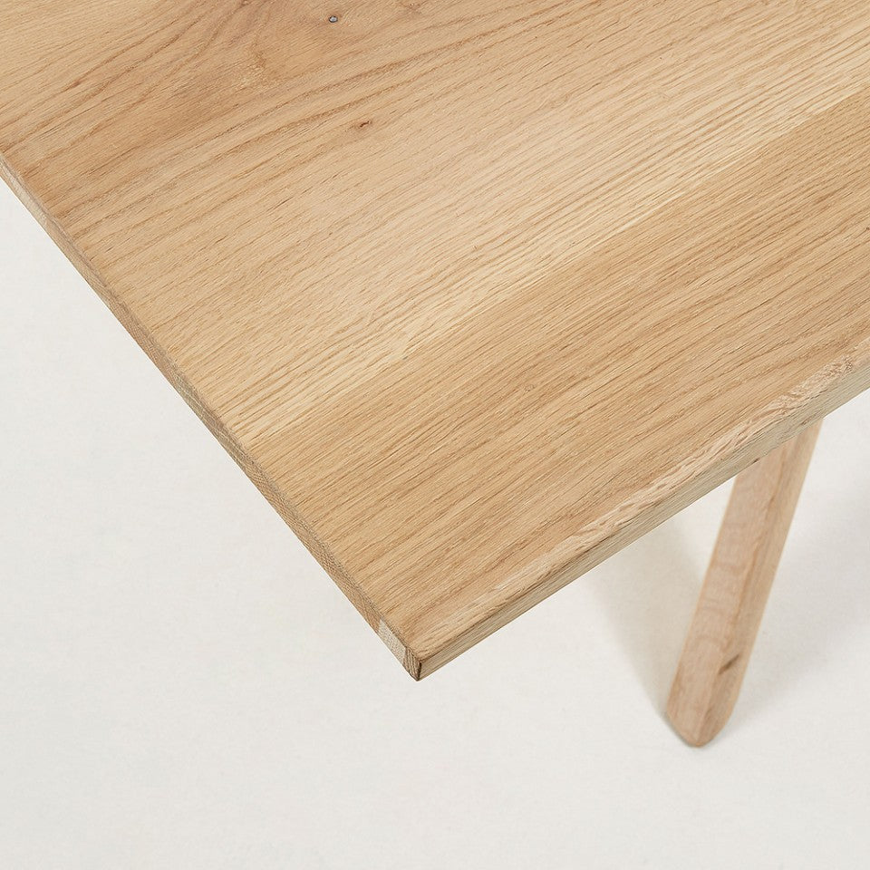Masa dining maro din lemn 100x200 cm Armande Kave Home