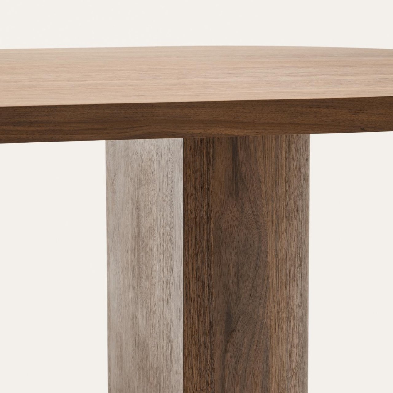 Masa dining maro din lemn 100x240 cm Nealy Walnut Kave Home