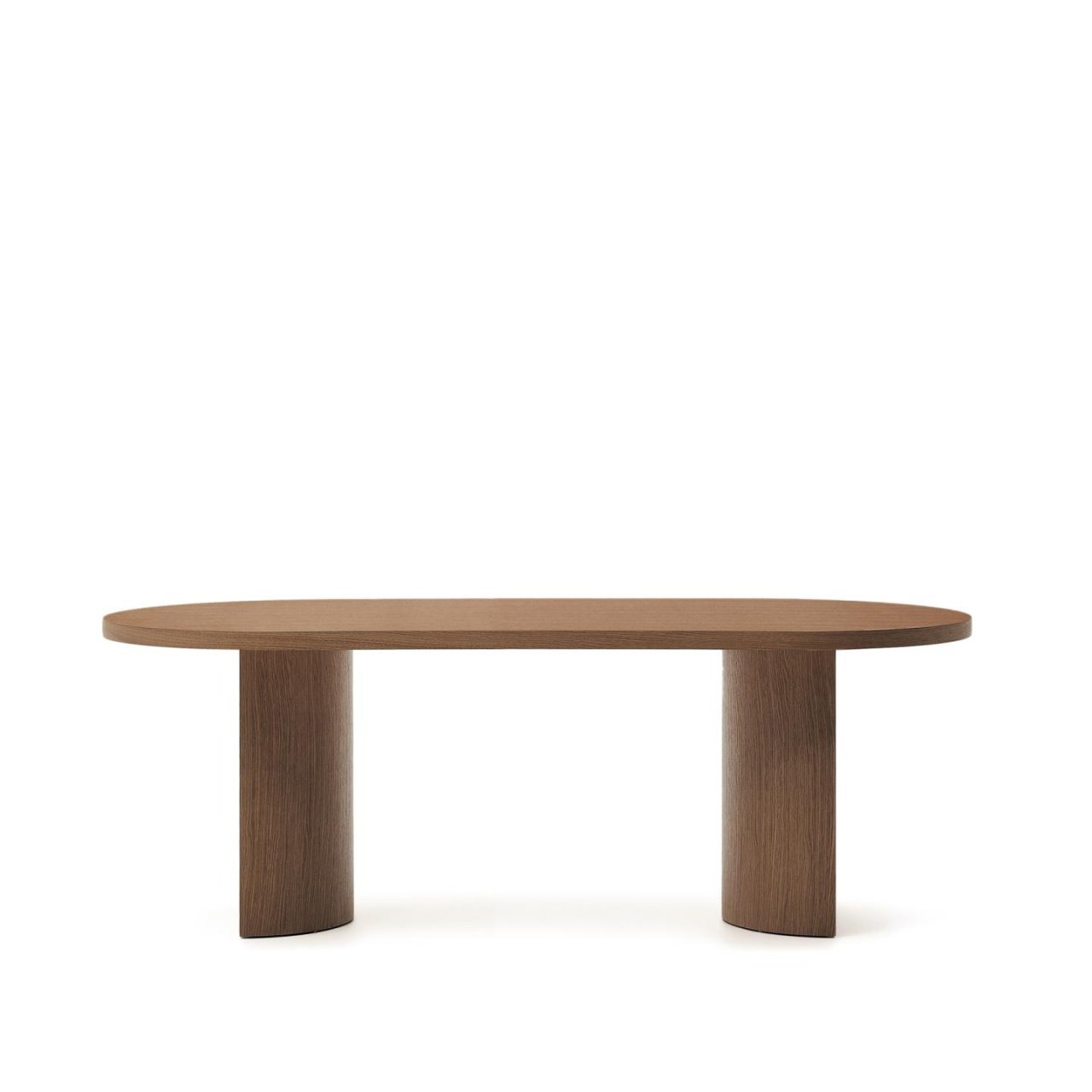 Masa dining maro din lemn 100x240 cm Nealy Walnut Kave Home