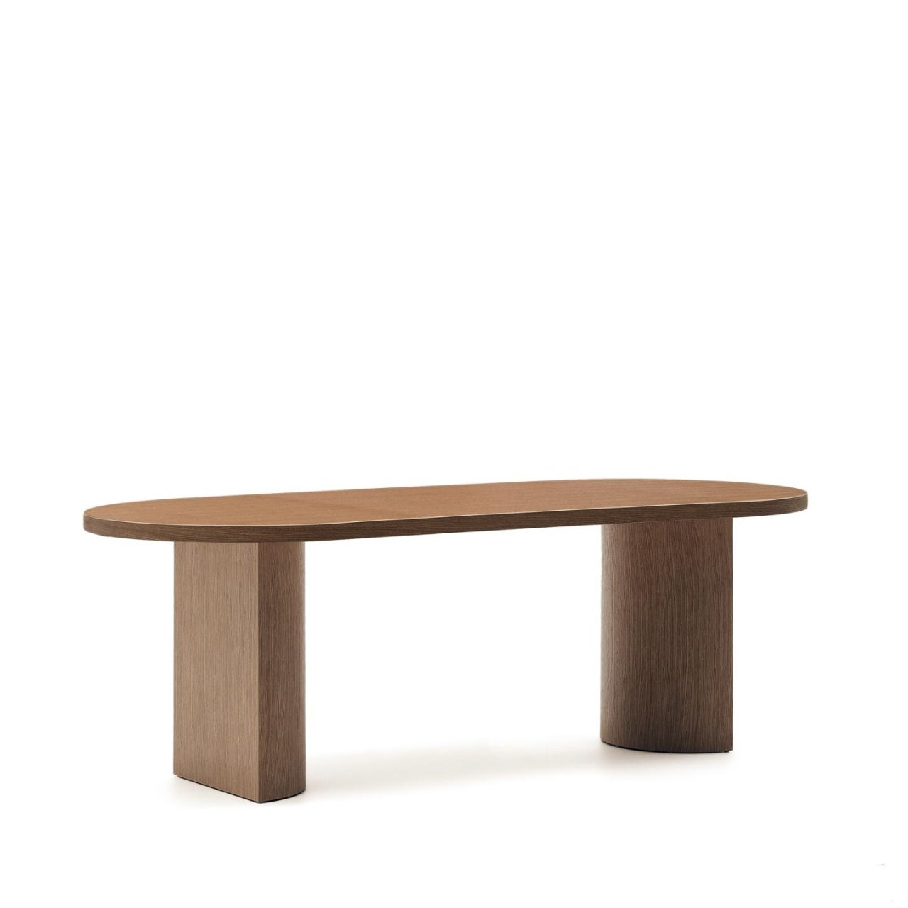 Masa dining maro din lemn 100x240 cm Nealy Walnut Kave Home
