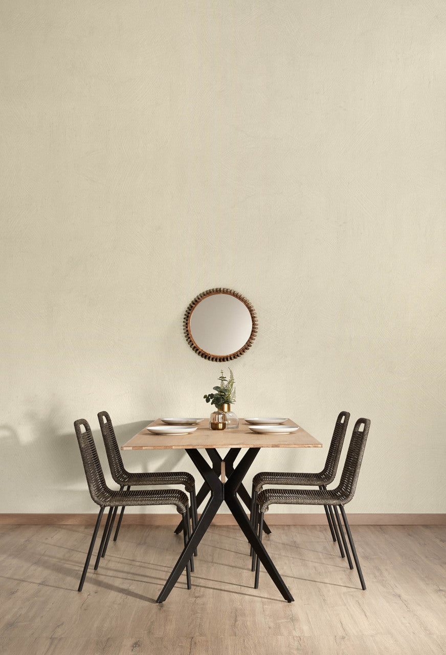 Masa dining maro din metal 90x160 cm Bleached Amethyst Kave Home