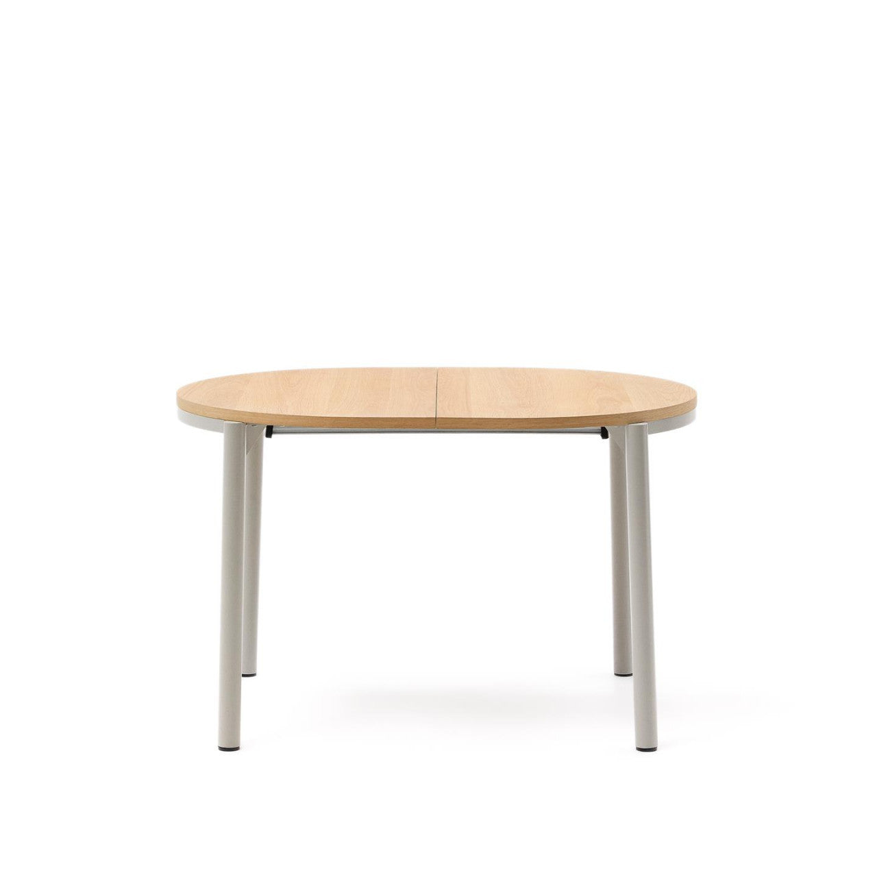 Masa dining maro/gri din lemn 90x120(200) cm Montuiri Kave Home