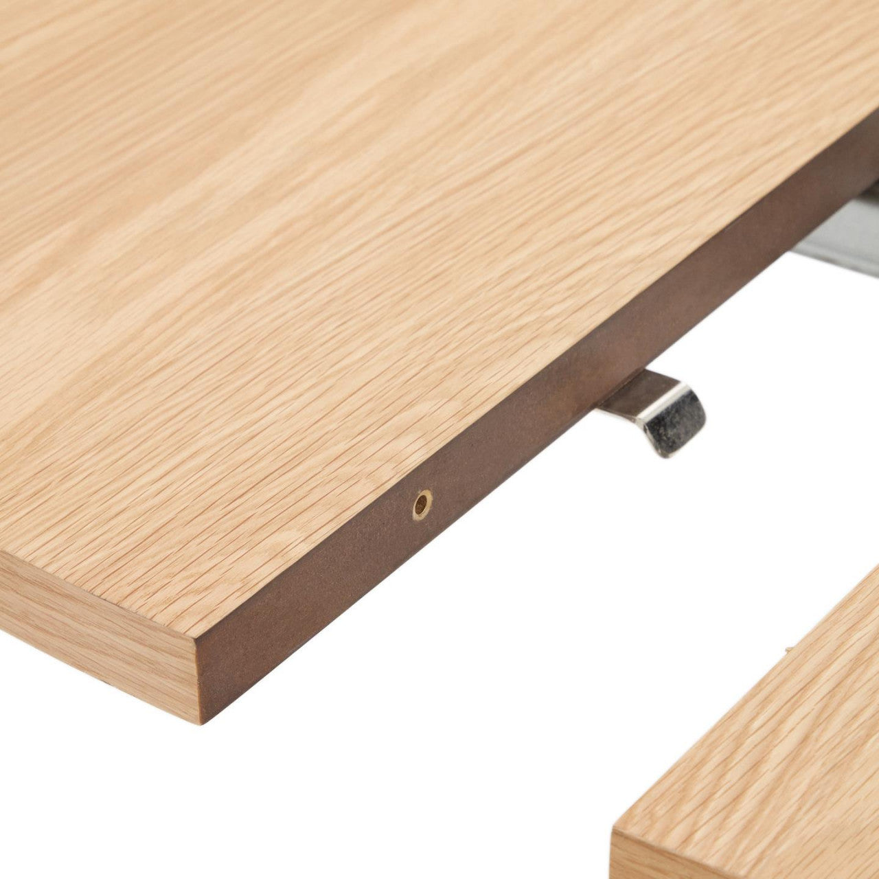 Masa dining maro/gri din lemn 90x120(200) cm Montuiri Kave Home