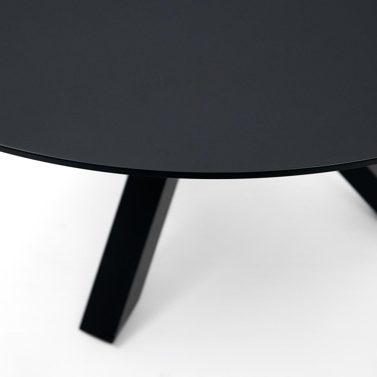 Masa dining neagra din metal 150 cm Argo Kave Home
