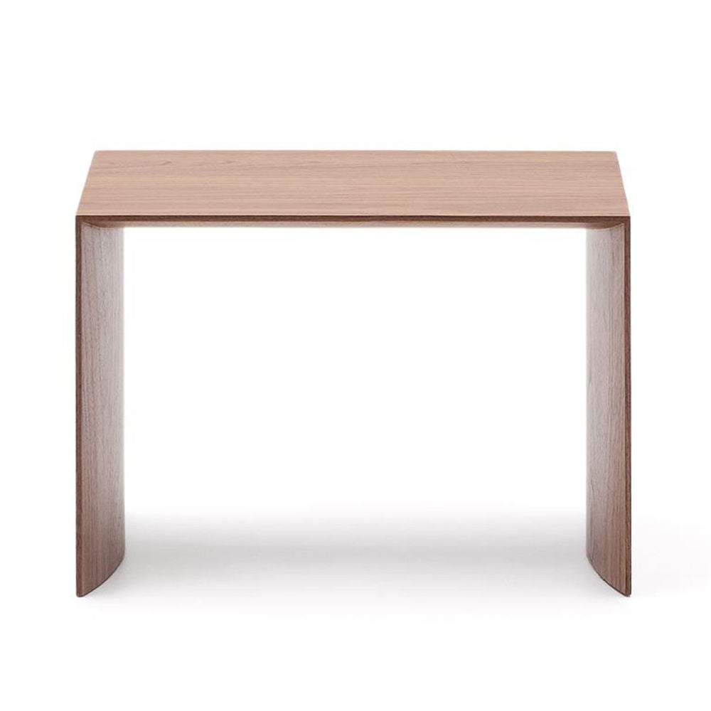 Masa laterala maro deschis din lemn 40x55 cm Litto Kave Home