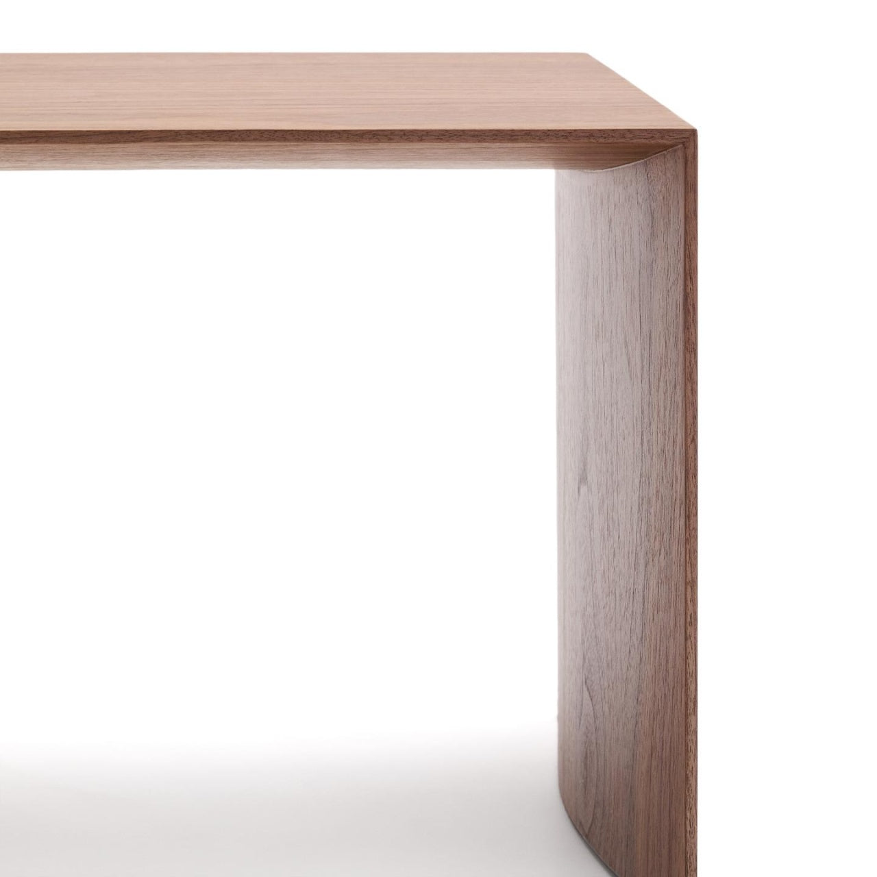 Masa laterala maro deschis din lemn 40x55 cm Litto Kave Home