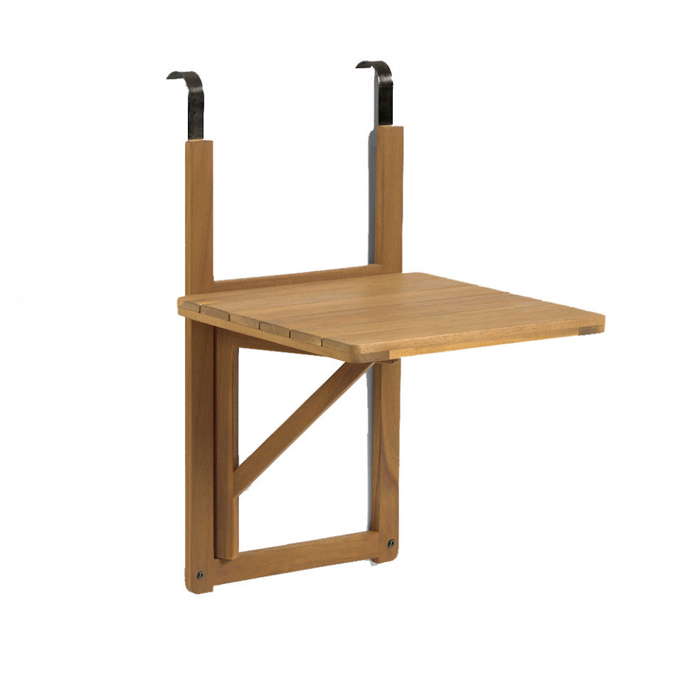 Masa pliabila exterior pentru balcon maro din lemn 40x40 cm Amarillis Kave Home
