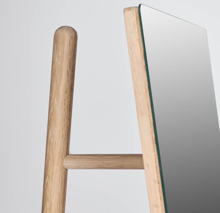 Oglinda dreptunghiulara maro din lemn 45x160 cm Keisy Kave Home