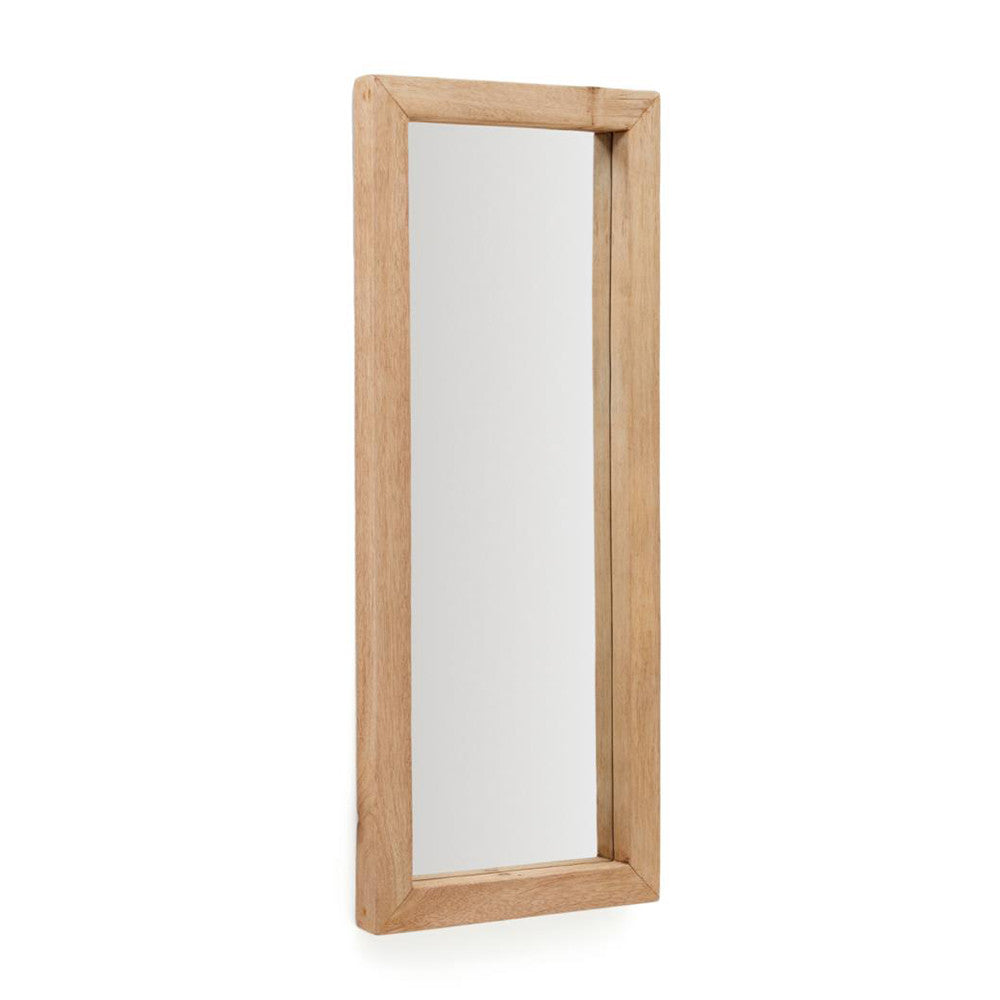 Oglinda dreptunghiulara maro din lemn 50x120 cm Maden Kave Home