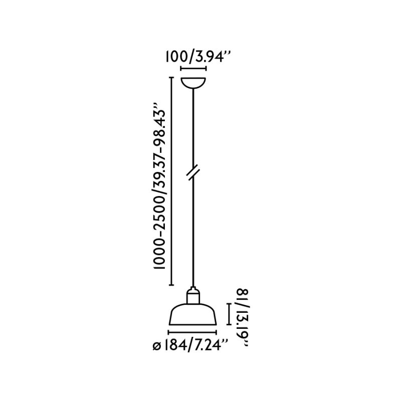 Pendul design modern TATAWIN alb