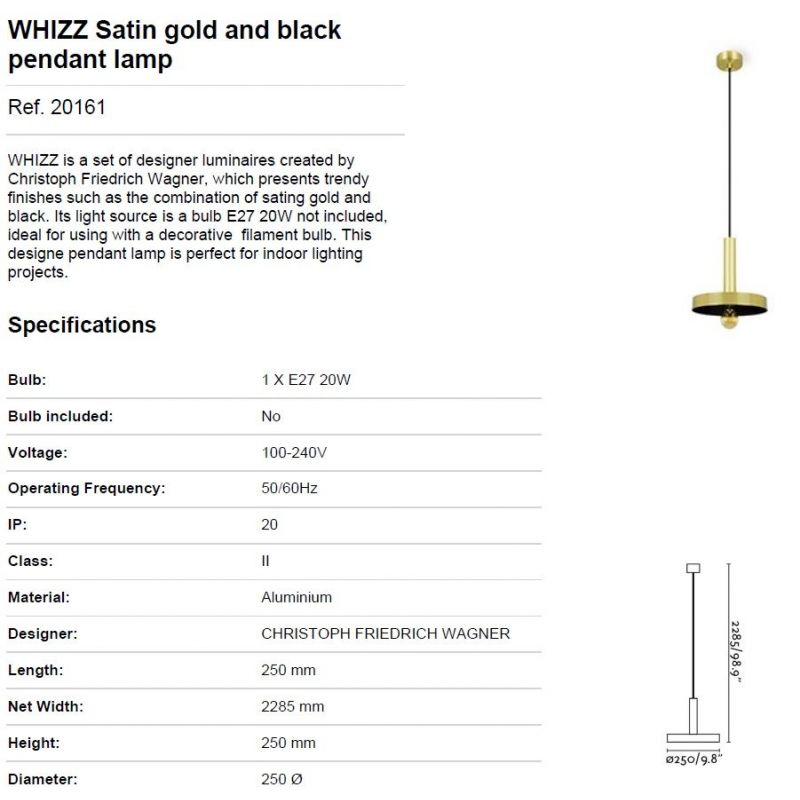Pendul design modern WHIZZ II