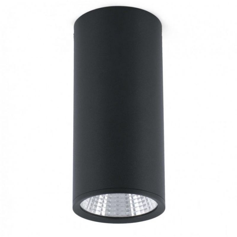 Plafonier, spot negru cu iluminat LED, REL-P