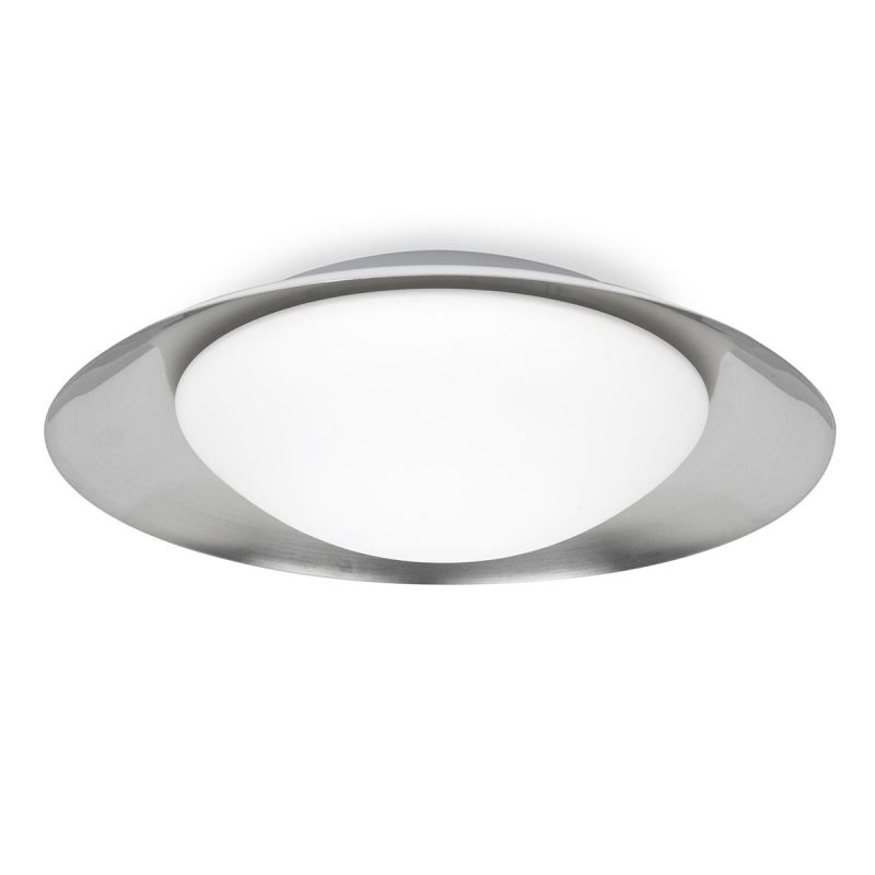 Plafoniera LED moderna SIDE 15W alb/nickel
