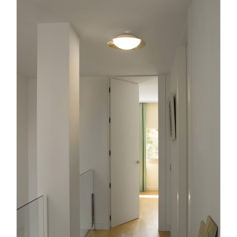 Plafoniera LED moderna SIDE 15W alb/nickel