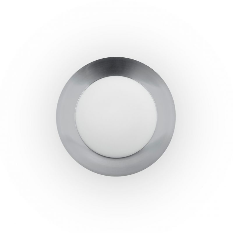 Plafoniera LED moderna SIDE 450 17W alb/nickel