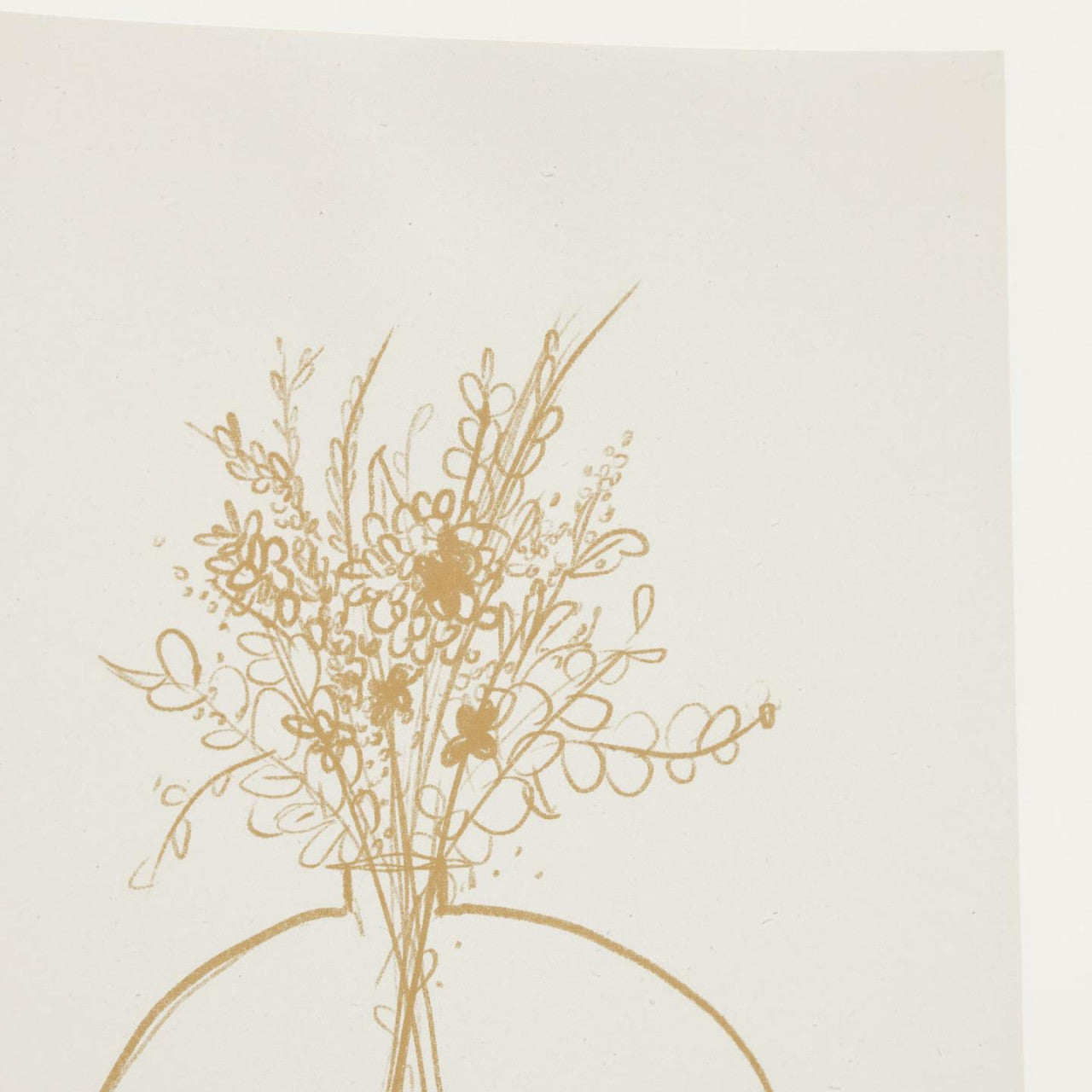 Poster bej din hartie 21x28 cm Erley Kave Home