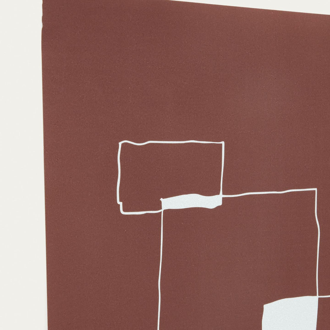 Poster rosu din hartie 21x28 cm Evilda Kave Home