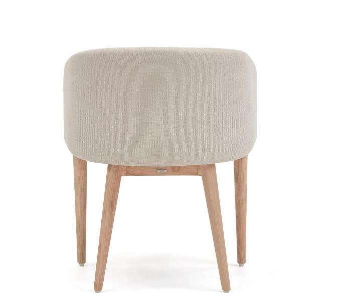 Scaun dining bej din textil n Harlan Kave Home