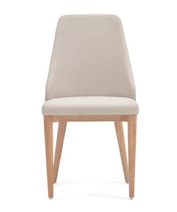 Scaun dining bej din textil Rosie Kave Home