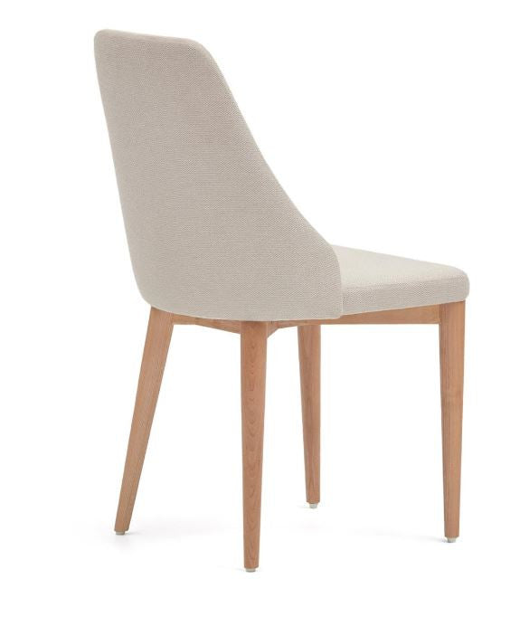 Scaun dining bej din textil Rosie Kave Home