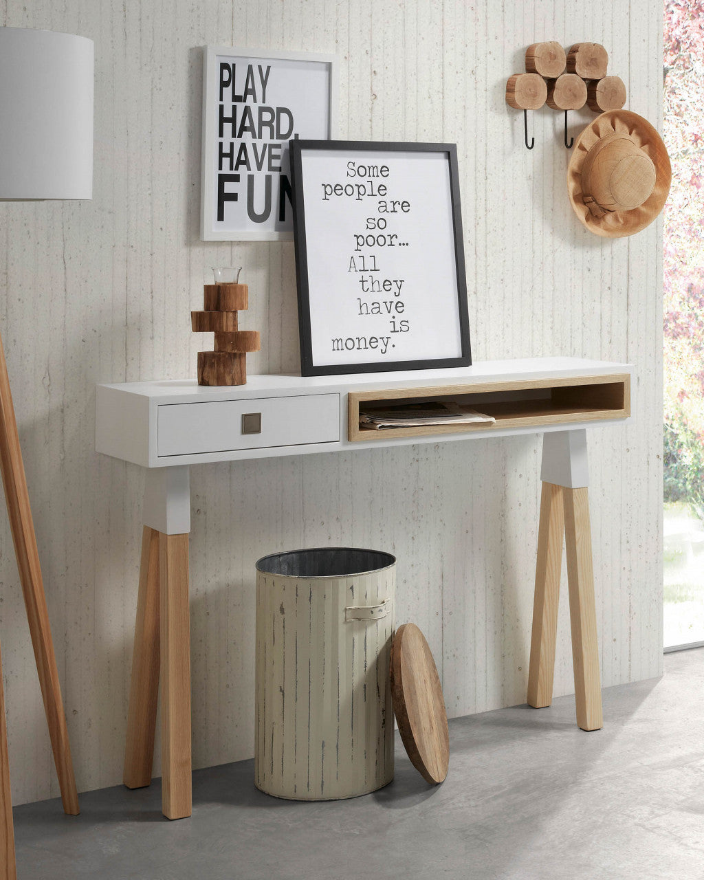 Scaun dining maro din lemn Tressia Style Kave Home